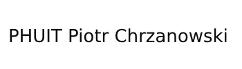 PHUIT Piotr Chrzanowski logo